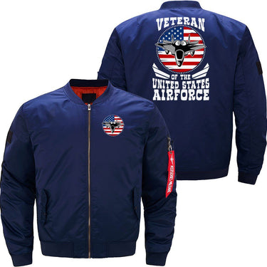 Airforce US Flag Fighter Jet Patriotic Veteran JACKET THE AV8R